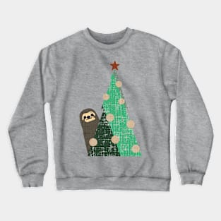 Minimal Christmas Slot Crewneck Sweatshirt